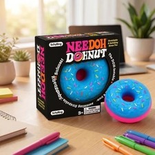 NeeDoh Dippin Dazzler Egg Donut Squishy Sensory Stress Relief Toy Fidget Anxiety picture