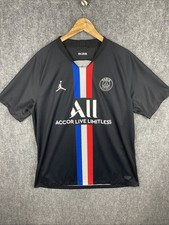 Paris Saint Germain Jersey Mens XL Jordan Black PSG 2019/20 Soccer BV9197-011 picture