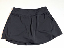 Athleta Ace Advantage Women’s Tennis Skort Pull-On Stretch Black Size M picture