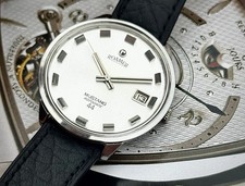 Roamer Mustang Rotodate 44 Oversize 39mm Ford Mustang Vintage Swiss Made Watch picture