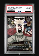 PSA 10 2011 Naruto CCG S20 Jiraiya (Sage Mode) Foil 1st Ed #N1067 Pop 30 picture
