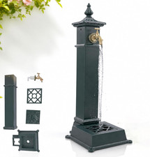 Antique Cast Iron Garden Water Column with Faucet for Outdoor Spaces picture