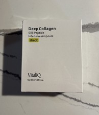 VitaliQ Deep Collagen Korean Silk Peptide Intensive Ampoule Serum NIB Sealed  picture