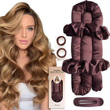 Jumbo Heatless Hair Curler Set-Satin Heatless Curls Overnight, Jumbo Curling Rod picture