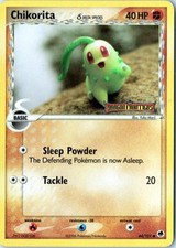 Chikorita (Delta Species) 44/101 Reverse Holofoil EX Dragon Frontiers - LP picture