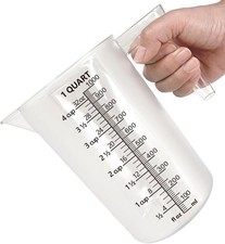 Jarra Medidora Plastico con Mango Liquidos Quimicos Piscina 32 Oz 1000ml Pet picture