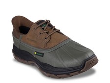 Skechers Men's Hands-Free Slip-ins John Deere Waterproof Relaxed Fit Brown/Green picture