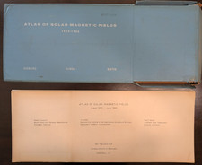 Rare 1967 Atlas of Solar Magnetic Fields Carnegie Institute #626 Mt Wilson Folio picture