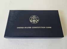 Silver 1987 S U.S. Constitution Commemorative Silver Dollar Proof OGP COA picture