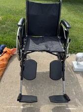 Invacare Tracer SX5 Manual Wheelchair Foldable w/ Wheel Locks Black Adult picture