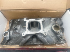 Edelbrock TM-1  Aluminum Intake Manifold SB Chevy Nostalgia Vintage Rod picture