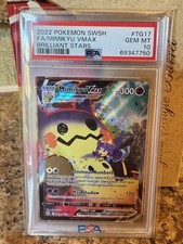 2022 Pokemon Mimikyu VMAX TG17 Brilliant Stars Trainer Gallery PSA 10 GEM MINT picture