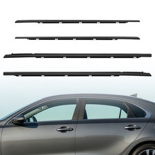 For Kia Forte 2019-2023 FR & LH Door Outside Weatherstrip Belt 4Pcs 82210-M6000 picture
