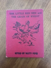 1927 Little Red Hen Grain of Wheat Watty Piper Eulalie Platt Munk Hardcover picture