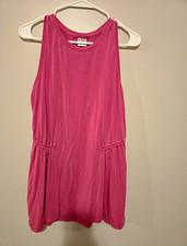 Athleta Women’s Pink Tunic Tank Top M Relaxed Stretch Lightweight Round Neck picture