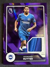 2026 Topps Premier League Flagship Georginio Rutter Purple Worn Patch /199 picture
