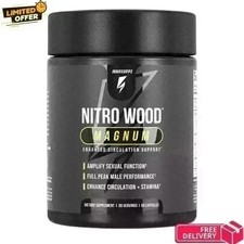 Nitro Wood MAGNUM InnoSupps #Enhance Male Sexual Stamina Performance - 60 CAP picture