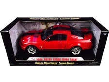 2008 Ford Shelby Mustang GT500 Super Snake Red w Black Stripes Shelby Collectibl picture