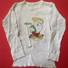 Vtg Walt Disney Productions Bashful Waffle White Shirt Youth Large picture