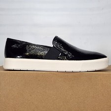 Size 7 - Vince Blair 5 - Black Patent Crinkle Leather / Speckle Sole - Womens picture