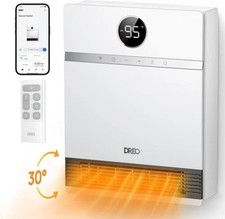 DREO Smart Wall Heater IP24 Electric PTC Works with Alexa Office, Bedroom, Home. picture