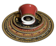 Versace Rosenthal Medusa Red 5 Piece Place Setting picture