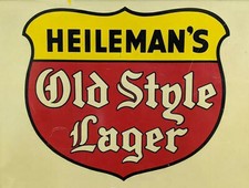 Vintage Heilemans Old Style Beer Ad Reproduction Metal Sign  picture