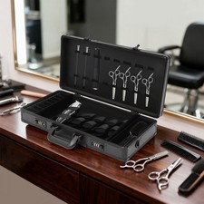 Barber Stylist Suitcase Carrying Case Box For Clippers Trimmers Scissors Combs picture