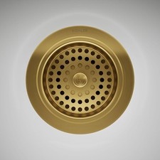 KOHLER K-8801-2MB Duostrainer Sink Strainer Tailpiece-Brushed Brass Gold( READ) picture