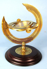FRANKLIN MINT COLUMBUS DISCOVERY OF AMERICA COMMEMORATIVE BRASS COMPASS 1992 picture