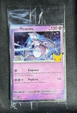 Pokemon Mewtwo 30th anniversary celebrations Promo card sealed 063/128 picture