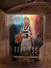 Panini 2024 Caitlin Clark Collection Caitlin Clark Fearless F1 RC Insert Iowa picture