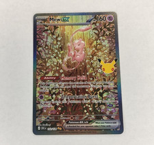 Mew ex 152/128 SIR Pokémon 30th Celebration Special Illustration Rare picture
