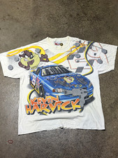 Chase Authentic Kevin Harvick Taz AOP Goodwrench Monte Carlo 400 Rematch Tee L picture