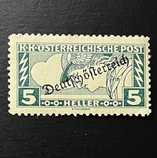 Austria 1919 Scott QE6 Special Handling w/Deutchosterreich Overprint VF/MNH picture