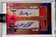 🔥 Baker Mayfield & Nick Chubb Dual (RPA) /5 2018 Panini Rookie Patch Auto WOW picture