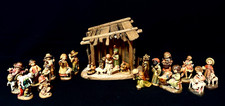 ~*~ANRI Juan Ferrandiz Hand-Painted Wood Nativity Set w/ Stable~*~ picture