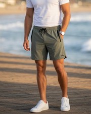 $70 RVCA Men's Yogger Stretch 17 Shorts 8