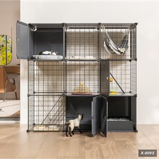 Enclosures Metal,Plastic Durable Easy Assembly 1 Large Cat Enclosure Indoor Box picture
