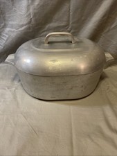 Vtg Wagner Ware Sidney Magnalite 4265P Roaster 8 Qt Lid Clean Excellent Cond picture