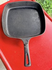 Vintage Wagner Ware Sidney O Cast Iron Square Skillet 1218 B As-Is Wobble picture