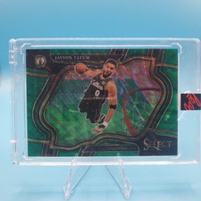 2022-23 Panini Select Jayson Tatum #255 Courtside Green Wave Prizm 15/50 picture
