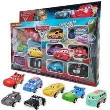 12pcs/Set Hot Sale Pixar Cars Lightning Mcqueen Jackson Storm Mater Pvc Model picture