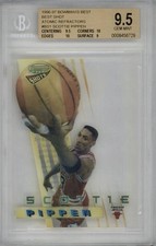 Scottie Pippen Atomic Refractor SSP 1996-97 Bowman’s Best Shot BGS 9.5 POP 8 picture