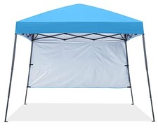 SKY BLUE - ABCCANOPY STABLE POP UP BEACH TENT WITH BACKPACK BAG, 8 X 8 FT BASE / picture