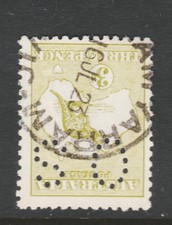 1915 KANGAROO THIRD WMK 3d OLIVE 