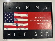 RARE Tommy Hilfiger American Flag Vintage 1997 Cotton Bunting Annin Co Made picture