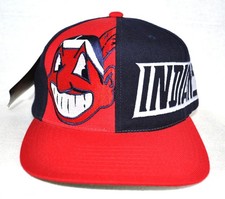Rare Vintage New Cleveland Indians Hat Big Chief Wahoo American Needle Snapback picture