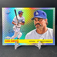 Topps Chrome Platinum 2025 Kirk Gibson Los Angeles Dodgers Diamond Etch /55 picture