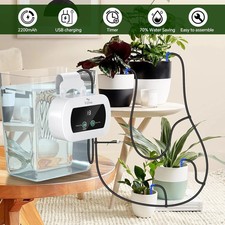 🔥32FT Automatic Watering System with Self Plant Watering Devices,Indoor Outdoor picture